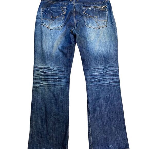 Kenneth Cole NY men’s straight leg blue Jeans Morni 36 x 30 - Picture 4 of 5